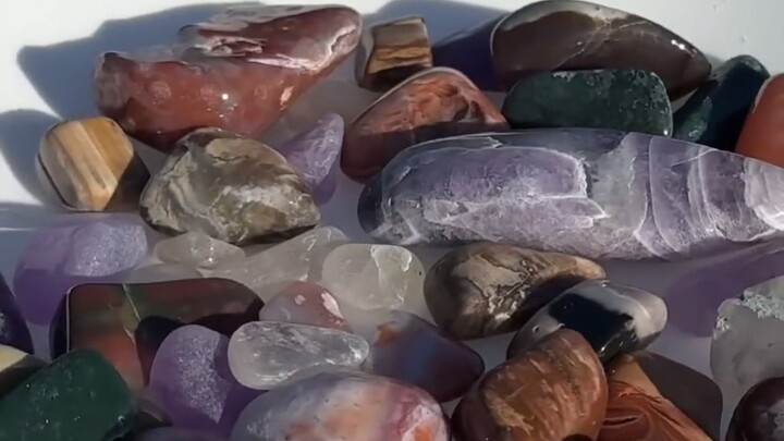 What happens when an ordinary little stone is polished?