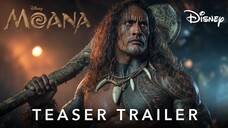 Moana Live Action (2026) First Trailer Dwayne Johnson