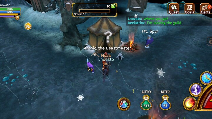 Arcane Legends mission boss low lvl