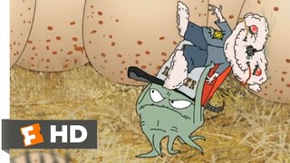 Squidbillies The Movie (2021) - Giant Owl Exploding Scene (8/10)