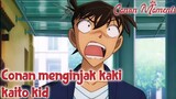 Detective Conan / Case Closed Conan menginjak kaki Kaito Kid