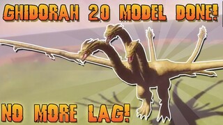 LEGENDARY GHIDORAH 2.0 MODEL FINALLY DONE! | Roblox Project Kaiju