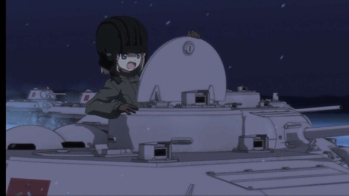 [Girl und panzer] การต่อสู้กลางทุ่งหิมะ
