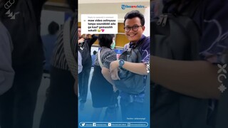 Definisi Udah Jodoh! Momen Wanita yang Sedang Buat Video Random saat di KRL Malah Ketemu Suami