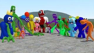 ALL ROBLOX RAINBOW FRIENDS VS CURSED RAINBOW FRIENDS BOOTLEGS In Garry's Mod! (ft. FNAF, Poppy, etc)