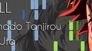 ดาบพิฆาตอสูร ED Kamado Tanjiro のうた Piano Song Full Version