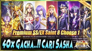 40x GACHA SS/EX BANNER , EX SASHA nya GG n CAKEP!! - Saint Seiya Awakening