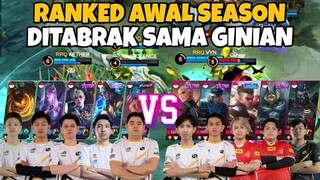 RANKED AWAL SEASON DITABRAK PARTY SEBELAH !! HADEHH !!