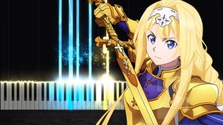 ANIMA - Sword Art Online Alicization: War of Underworld OP [Piano Tutorial] // PianoPrinceOfAnime