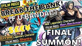 Round 3 Film Red EX Shanks Summon(GOING ALL OUT!) | One Piece Bounty Rush