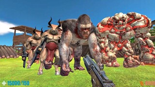 Survive in Fortress of Giants. Animal Revolt Battle Simulator