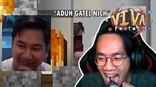 AKU REACTION BEHIND THE SCENES VIVA FANTASY EPS 10 !! Minecraft Reaction Indonesia