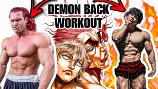 DEMON BACK WORKOUT WITH BAKI (JEFFREY GONZALEZ)