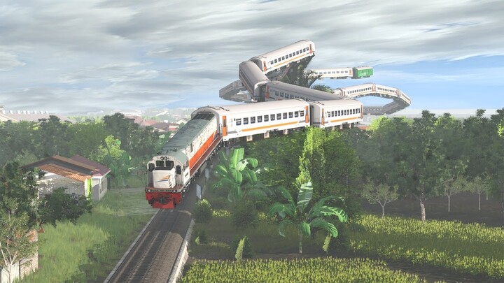 Kereta Api Masa Depan Terbang Seperti Pesawat - Future Trains Fly Like Planes