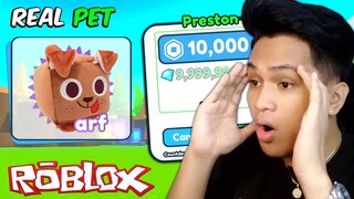 Pet Simulator X - ROBLOX - BUMILI AKO NG REAL DOG TOYS NI PRESTON Kaso...