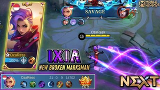 New Hero Ixia SAVAGE! New Broken Marksman - Mobile Legends Bang Bang