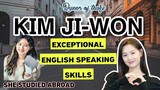 KIM JI-WON ENGLISH SPEAKING ACCENT
