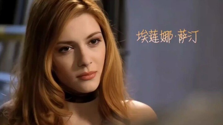 埃莲娜·萨汀，身材火辣，颜值很高的金发美女
