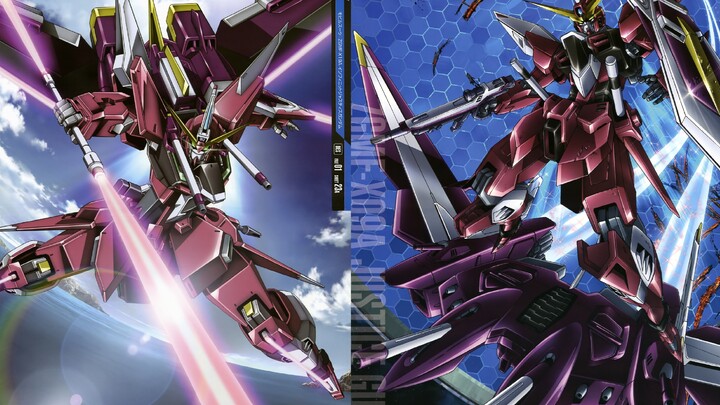 Potongan campuran Justice Gundam & Infinite Justice Gundam. (BGM dipinjam dari Tuhan)