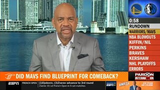 "Luka Doncic saved the Mavericks from sweeping" - Michael Wilbon in match 4 vs Warriors West Finals