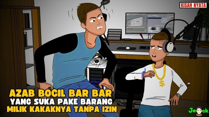 AZAB BOCIL BAR BAR YANG SUKA PAKE BARANG MILIK KAKANYA TNPA IZIN  SINETRON A