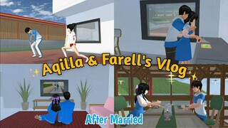 Aqilla & Farell's Vlog✨ "After Married" || SAKURA SCHOOL SIMULATOR