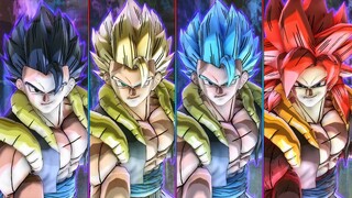 NEW DLC 13 TRANSFORMING GOGETA (BASE-SSJ-SSB-SSJ4) IN DRAGON BALL XENOVERSE 2