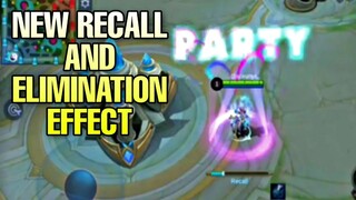 515 PARTY RECALL EFFECT AND ELIMINATION EFFECT | MOBILE LEGENDS BANG BANG