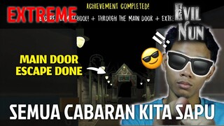 SEMUA DIFFICULTY MAIN DOOR ESCAPE KITA SAPU ??!! EVIL NUN: HORROR AT SCHOOL MALAYSIA #10