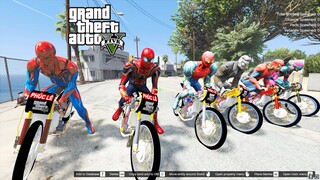 GTA 5 Mod - Biệt Đội Spiderman Người Nhện Đi Phượt Tìm UFO Dưới Đáy Biển