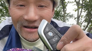 Kids, your grandpa found a BMW key and lots of cards for you today. Hope you won't think less of him