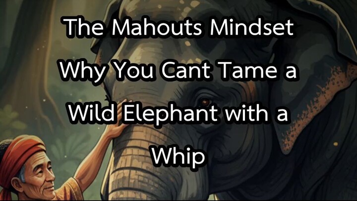 The Mahouts Mindset Why You Cant Tame a Wild Elephant with a Whip