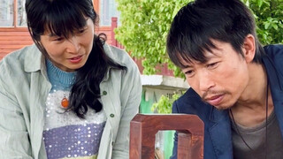 อากาศร้อนเลยทำพัดลมไฟฟ้าไม้มะฮอกกานีให้ภรรยาค่ะ ดูแล้วเธอหงุดหงิดมาก