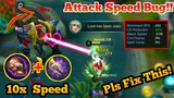 ATTACK SPEED BUG DOMINANCE ICE + GOLDEN STAFF - Mobile Legends Bug