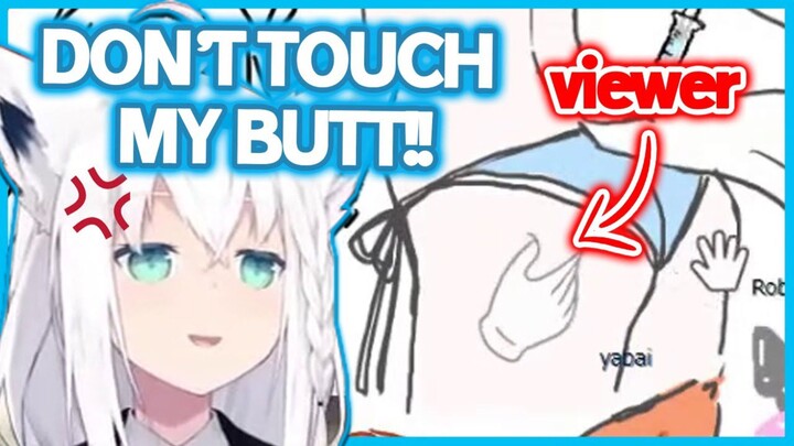 Viewers invade stream to touch Fubuki's Butt