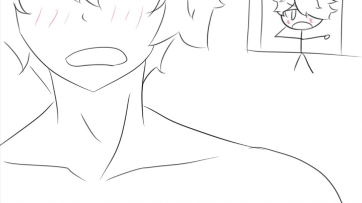 《About the time I pushed open the door and entered my good friend’s room while he was taking a showe