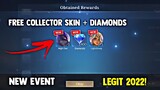 NEW EVENT! GET FREE 1K DIAMONDS AND COLLECTOR SKIN! 2022 NEW EVENT | - MOBILE LEGENDS