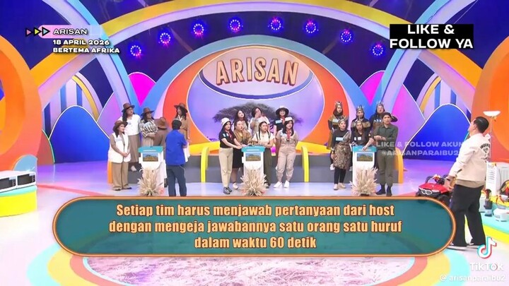 FULL ARISAN 18/04/26 AFRIKA