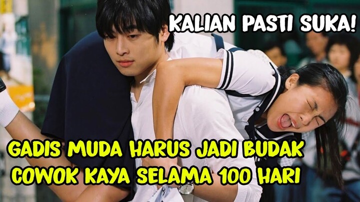 Ketika Gadis SMA Polos Jadi Pelayan Cowok Kaya Sombong Selama 100 Hari | 100 Days With Mr. Arrogant