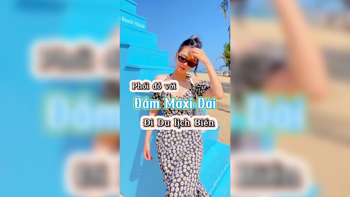 Phối đồ với đầm Maxi dài
