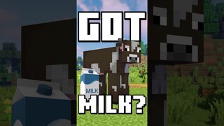Minecraft Cows are Legen-DAIRY 🐮! #shorts