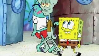 SpongeBob turns octopus into a handsome guy