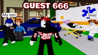 ROBLOX Brookhaven 🏡RP - FUNNY MOMENTS | Legend of Guest 666 (JENNA 8)