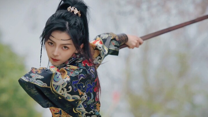 【مهرجان هوا تشاو في هانكو لي】 فرقة حراسة إلهة الزهور تنتظر قدوم الغيوم، لا نخاف من أحد عندما يتعلق ا