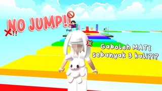 NO JUMP!🚫 Obby Tapi Aku Tidak Bisa Melompat.. 🙅🏻‍♀️ Ga Boleh Mati 3×❗️| Roblox Indonesia 🇮🇩 |