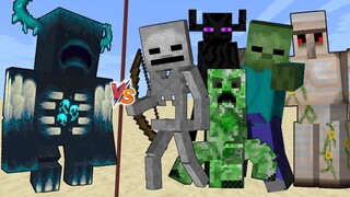 TITAN WARDEN vs ALL TITANS in MINECRAFT