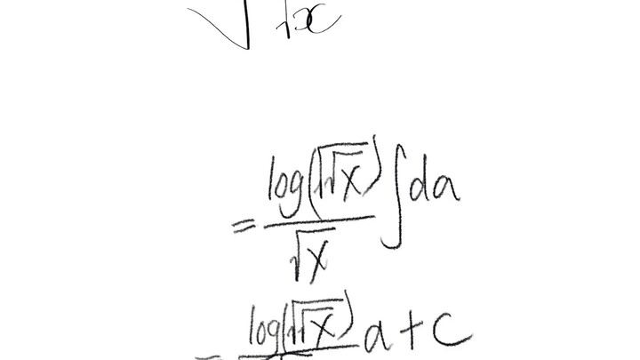 Integral log(sqrt(sqrt(x)))/sqrt(x) da