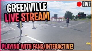 GREENVILLE LIVE STREAM #5 || Greenville 🔴LIVE ROBLOX