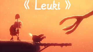 趣味科幻动画短片《Leuki》，老人在太空遛狗时偶遇怪兽，结局让人意想不到！