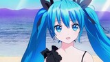 [Animasi AI] Hatsune Miku "Gadis Laut Dalam" [Diva Project MEGA39's+]